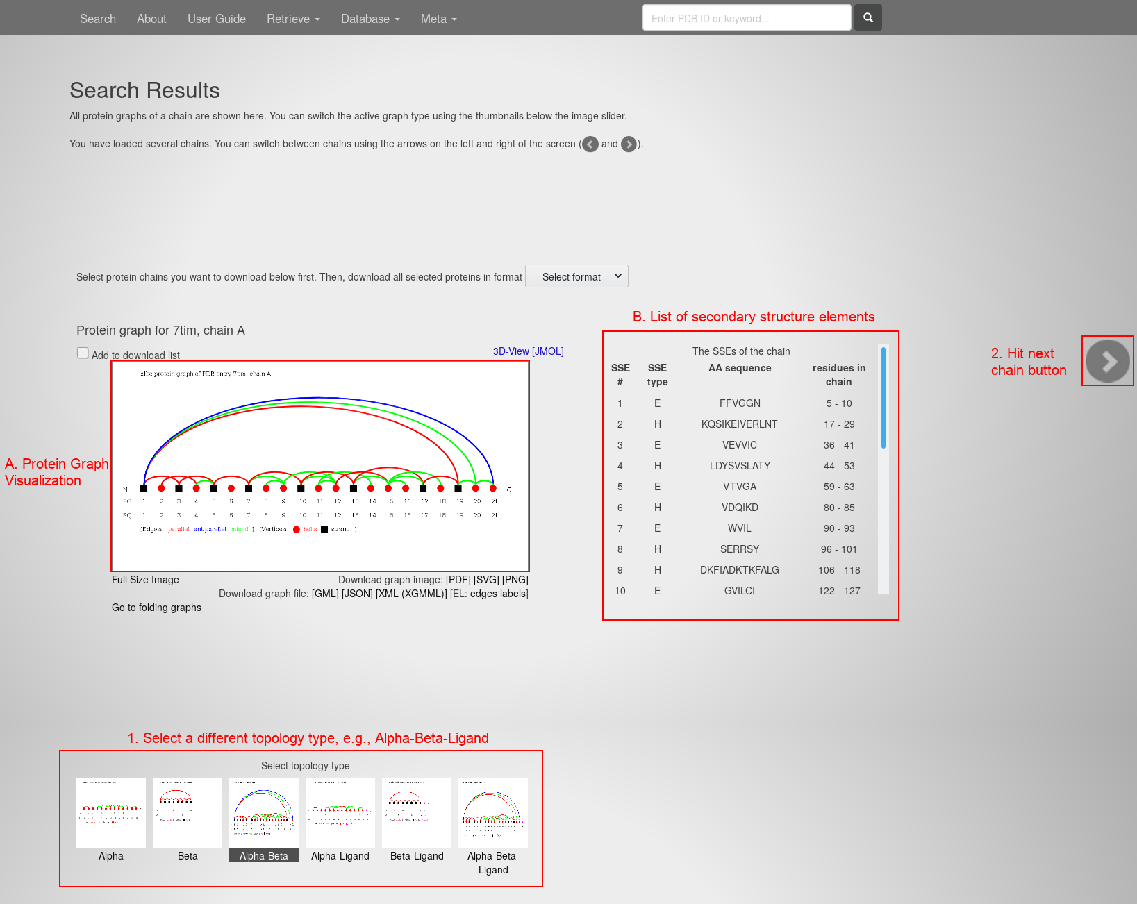 result.php webpage example